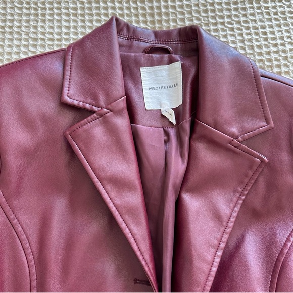 Faux leather jacket - Picture 4 of 7